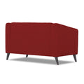 Adorn India Premium Laurel 2 Seater Sofa (Red) (3 Year Warranty)