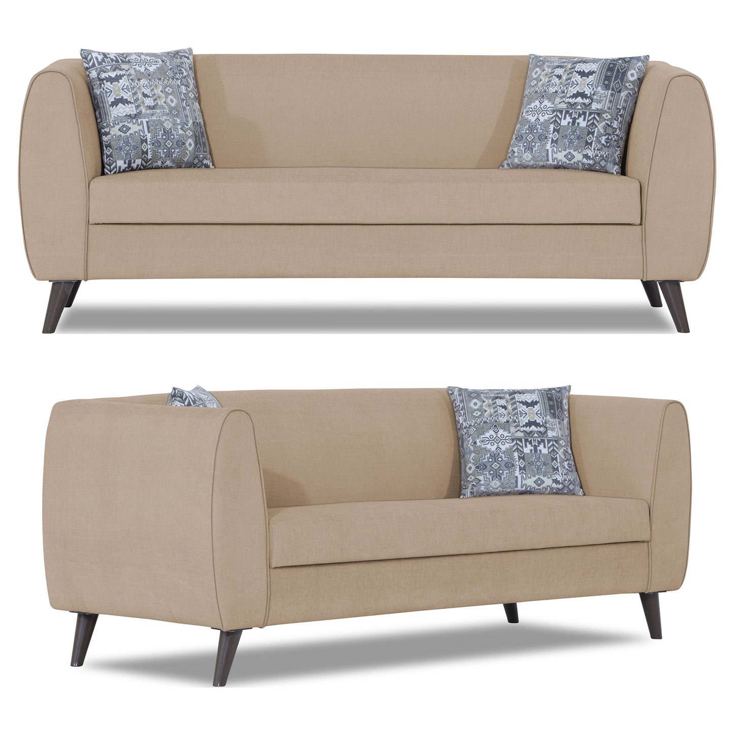 Adorn India Mason 3+2 5 Seater Sofa Set