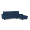 Adorn India Premium Raptor L Shape 6 Seater Sofa Set (RHS) (Blue)