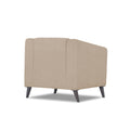 Adorn India Premium Laurel 1 Seater Sofa (Beige) (3 Year Warranty)