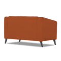 Adorn India Premium Laurel 2 Seater Sofa (Rust) (3 Year Warranty)