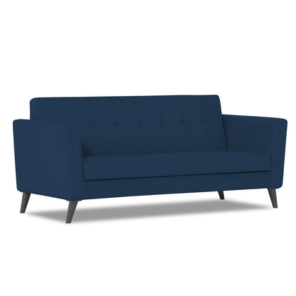 Adorn India Dannis 3 Seater Sofa (Blue)