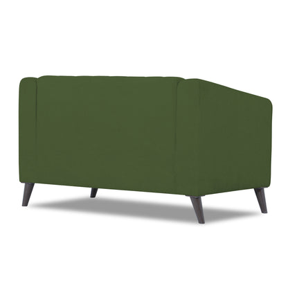 Adorn India Premium Laurel 2 Seater Sofa (Green)