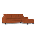 Adorn India Premium Raptor L Shape 6 Seater Sofa Set (RHS) (Rust)