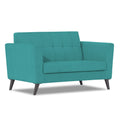 Adorn India Dannis 2 Seater Sofa (Aqua Blue) (3 Year Warranty)