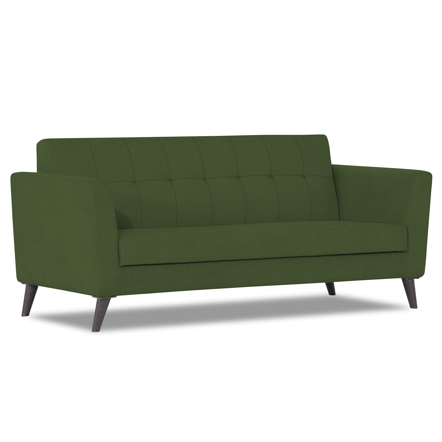 Adorn India Dannis 3 Seater Sofa (Green)