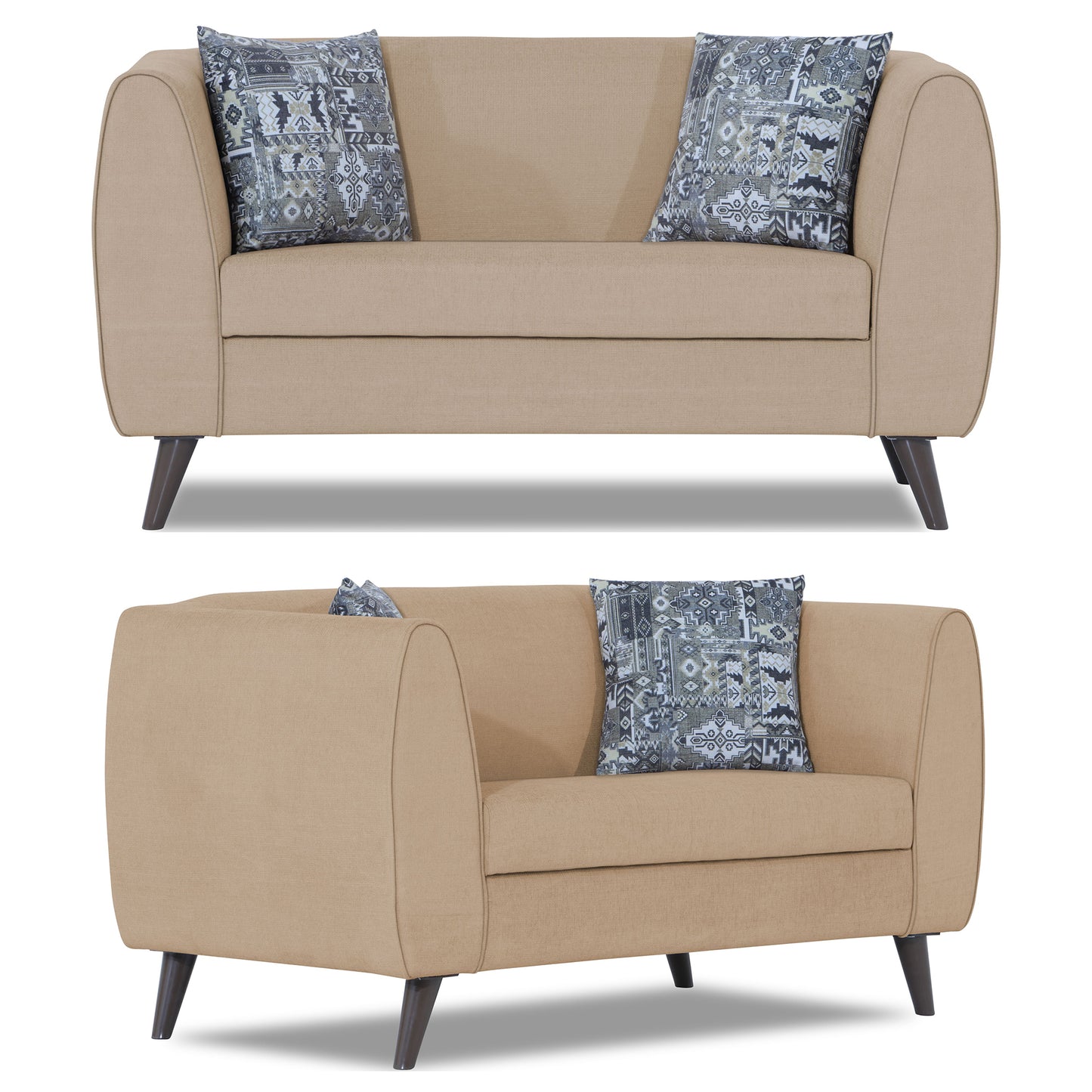 Adorn India Mason 3+2 5 Seater Sofa Set