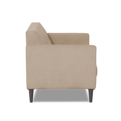 Adorn India Daniel 3 Seater Sofa (Beige) (3 Year Warranty)