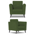 Adorn India Dannis 3+1+1 5 Seater Sofa Set (Green) (3 Year Warranty)