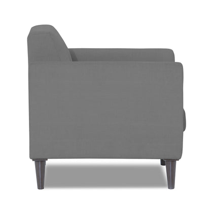 Adorn India Dannis 1 Seater Sofa (Grey)