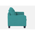 Adorn India Raptor 3 Seater Sofa (Aqua Blue)