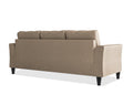 Adorn India Maddox Tufted 3 Seater Sofa (Beige) (3 Year Warranty)