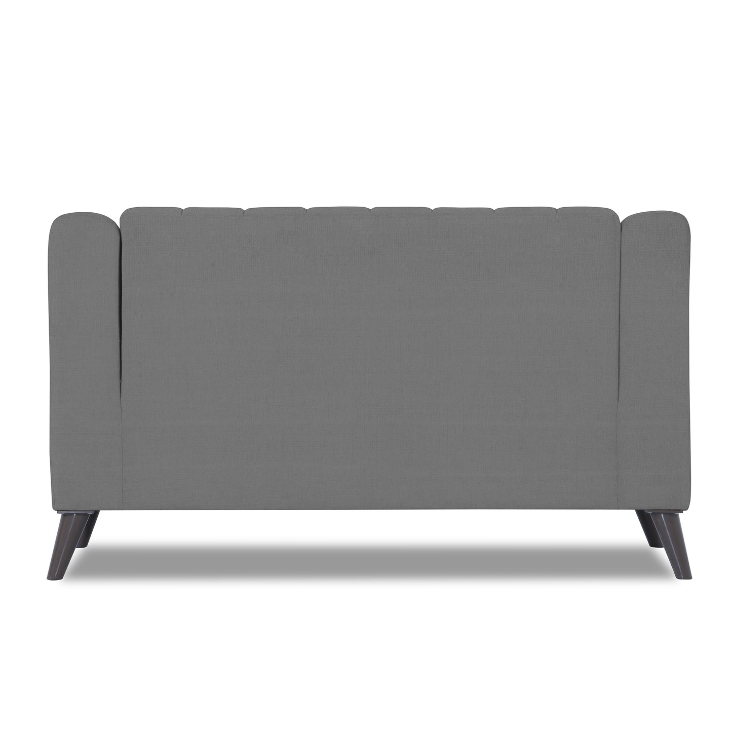 Adorn India Premium Laurel 2 Seater Sofa (Grey)