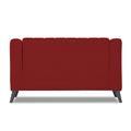 Adorn India Premium Laurel 2 Seater Sofa (Red) (3 Year Warranty)