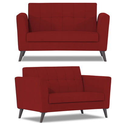 Adorn India Dannis 3+2+1 6 Seater Sofa Set (Red)