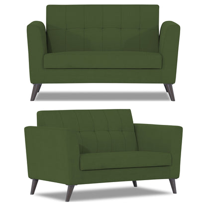 Adorn India Dannis 3+2 5 Seater Sofa Set (Green)