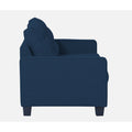 Adorn India Raptor 3 Seater Sofa (Blue)