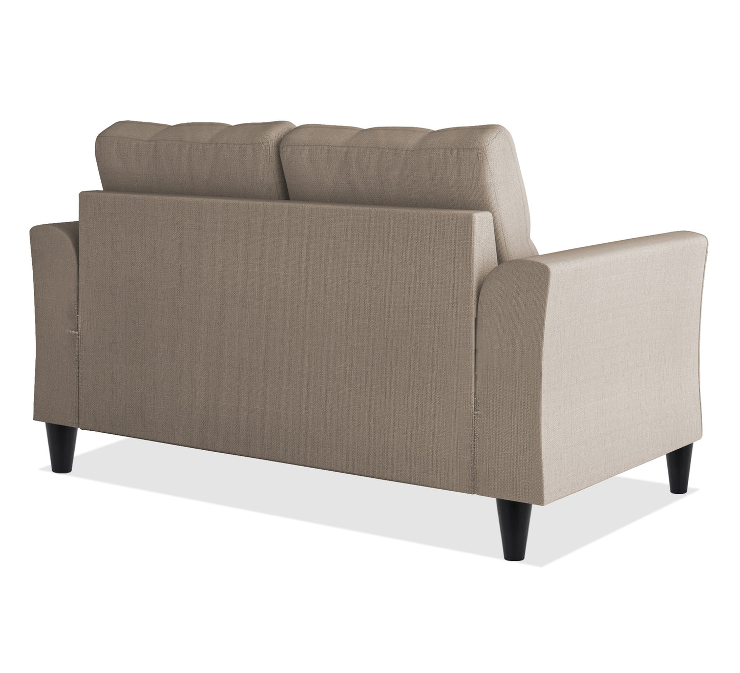 Adorn India Maddox 2 Seater Sofa (Beige)