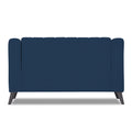 Adorn India Premium Laurel 2 Seater Sofa (Blue) (3 Year Warranty)