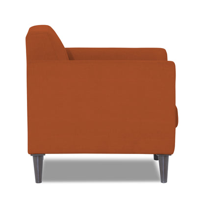 Adorn India Dannis 1 Seater Sofa (Rust)