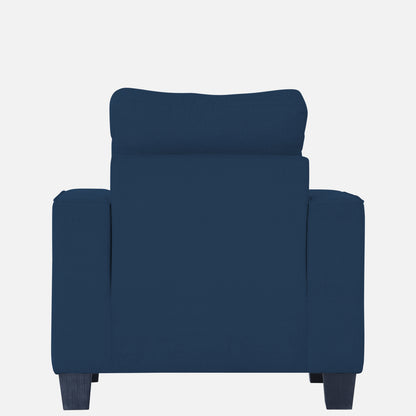 Adorn India Raptor 1 Seater Sofa (Blue)