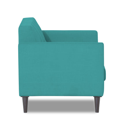 Adorn India Daniel 2 Seater Sofa (Aqua Blue)