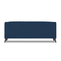 Adorn India Premium Laurel 3 Seater Sofa (Blue) (3 Year Warranty)