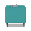 Adorn India Mason 1 Seater Sofa (Aqua Blue)