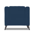 Adorn India Premium Laurel 1 Seater Sofa (Blue) (3 Year Warranty)