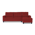Adorn India Premium Raptor L Shape 6 Seater Sofa Set (RHS) (Red)