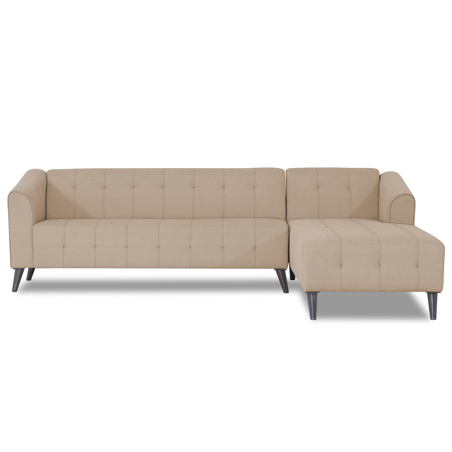 Adorn India Exclusive Mystic L Shape 6 Seater Sofa Set (RHS)