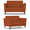 Adorn India Dannis 3+2+1 6 Seater Sofa Set (Rust) (3 Year Warranty)