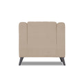 Adorn India Premium Laurel 1 Seater Sofa (Beige) (3 Year Warranty)