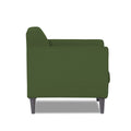 Adorn India Daniel 1 Seater Sofa (Green) (3 Year Warranty)