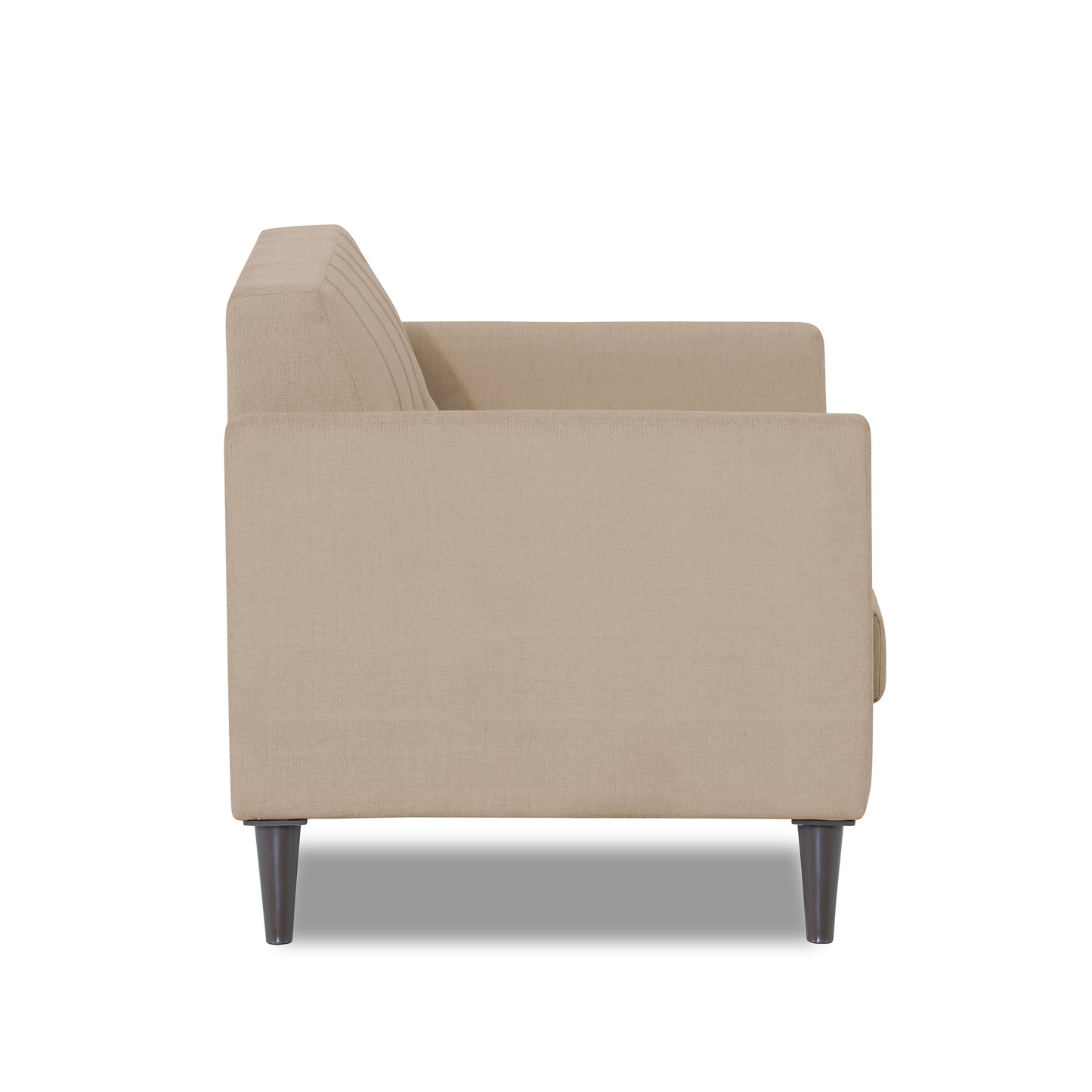 Adorn India Daniel 2 Seater Sofa (Beige)