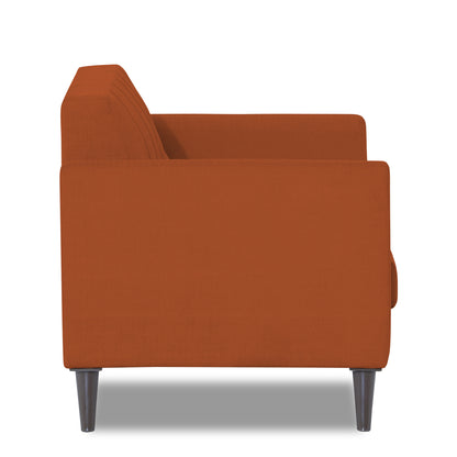 Adorn India Daniel 2 Seater Sofa (Rust)