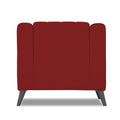 Adorn India Premium Laurel 1 Seater Sofa (Red) (3 Year Warranty)