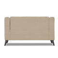 Adorn India Premium Laurel 2 Seater Sofa (Beige) (3 Year Warranty)