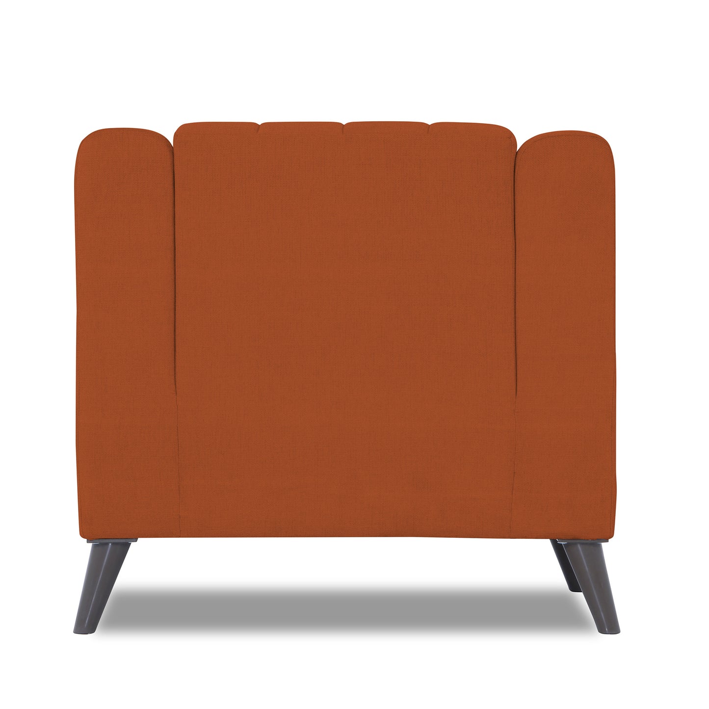 Adorn India Premium Laurel 1 Seater Sofa (Rust)