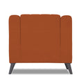 Adorn India Premium Laurel 1 Seater Sofa (Rust) (3 Year Warranty)