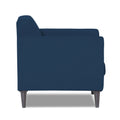 Adorn India Dannis 1 Seater Sofa (Blue) (3 Year Warranty)