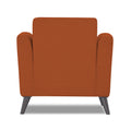 Adorn India Dannis 1 Seater Sofa (Rust) (3 Year Warranty)