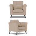 Daniel 3+2+1 6 Seater Sofa Set (Beige)