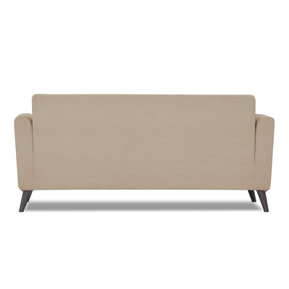 Adorn India Daniel 3 Seater Sofa (Beige) (3 Year Warranty)