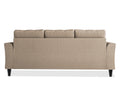Adorn India Maddox Tufted 3 Seater Sofa (Beige) (3 Year Warranty)