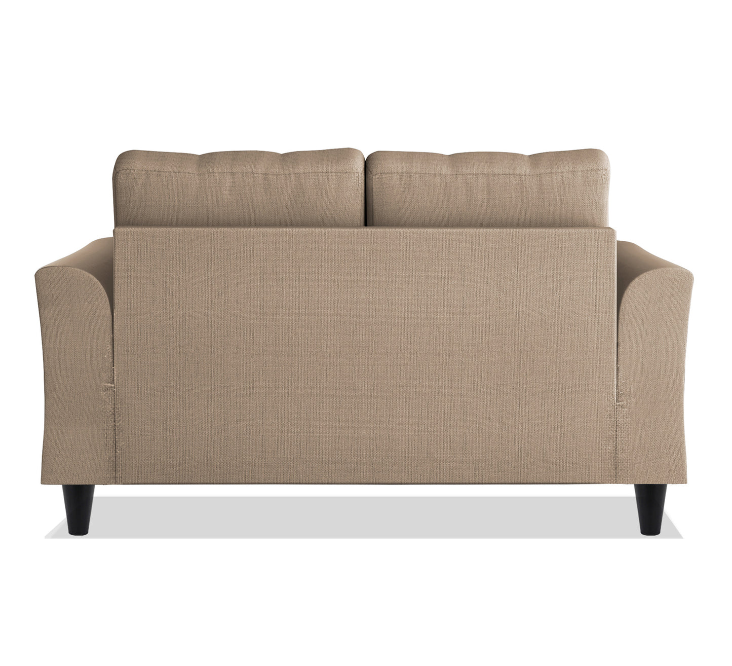 Adorn India Maddox 2 Seater Sofa (Beige)