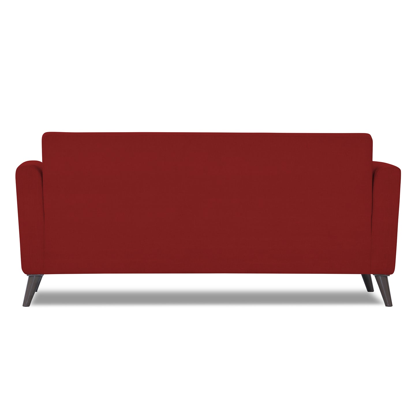 Adorn India Dannis 3 Seater Sofa (Red)