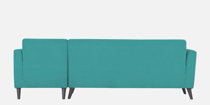 Adorn India Daniel L Shape 6 Seater Sofa Set RHS (Aqua Blue)