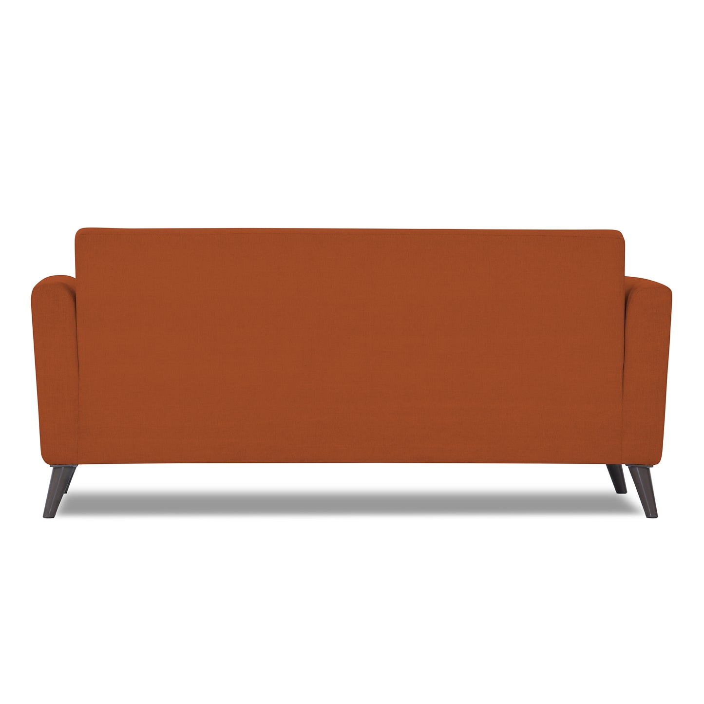 Adorn India Daniel 3 Seater Sofa (Rust)