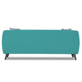 Adorn India Mason 3 Seater Sofa (Aqua Blue)